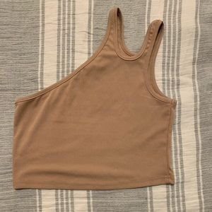 Cute one shoulder crop top